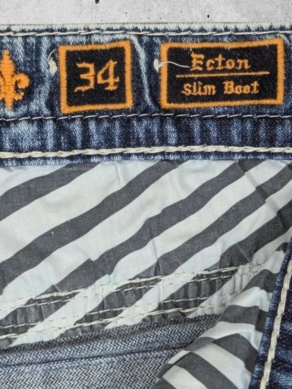 Rock Revival Jeans Size 34 Ecton Slim Boot Cut